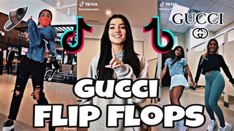 gucci flip flops lyrics|gucci flip flops tiktok.